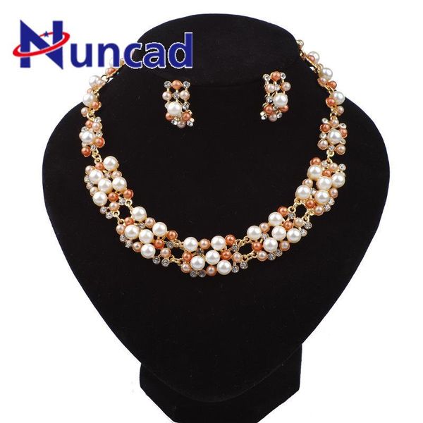 fashion simulated pearl jewelry women wedding bridal party necklace set wholesale accessories chokers, Golden;silver
fashion simulated pearl jewelry women wedding bridal party necklace set wholesale accessories chokers, Golden;silver