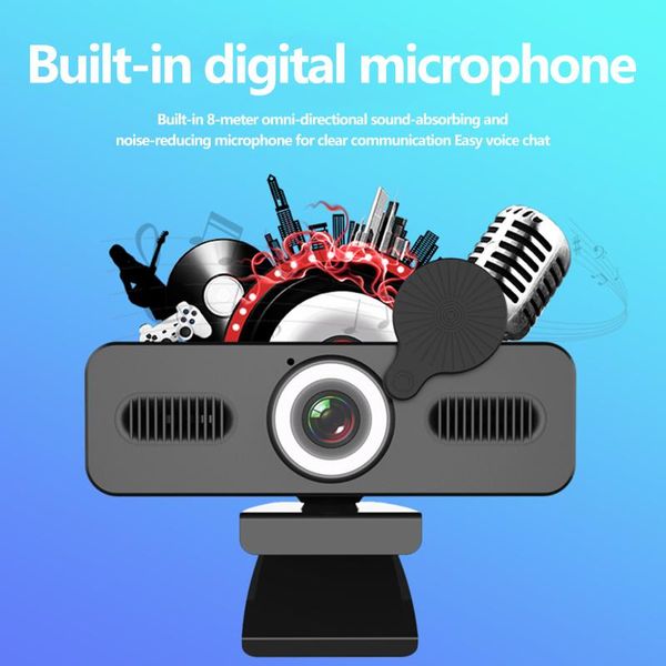 webcams digital usb video recorder for home office computer webcam wide-angle 1080p hd web camera with microphone and ring light
webcams digital usb video recorder for home office computer webcam wide-angle 1080p hd web camera with microphone and ring light