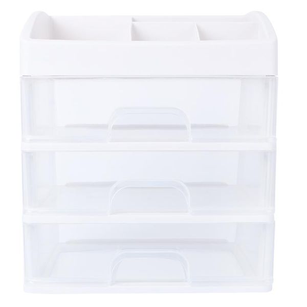 plastic cosmetic 3 layer drawer organizer makeup container desksundry storage case boxes & bins
plastic cosmetic 3 layer drawer organizer makeup container desksundry storage case boxes & bins