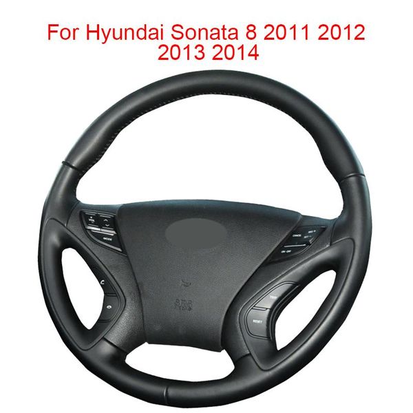 steering wheel covers customized original car cover for sonata 8 2011-2014 leather braid auto wrap black
steering wheel covers customized original car cover for sonata 8 2011-2014 leather braid auto wrap black