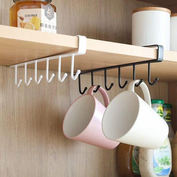 hooks & rails storage rack multi-function under cabinet kitchen metal hook organizer holder for home hr
hooks & rails storage rack multi-function under cabinet kitchen metal hook organizer holder for home hr