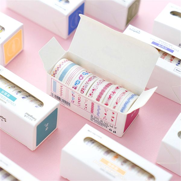 6pieces/lot 10pcs/pack striped/grid/flowers basic solid color paper washi tape adhesive tape diy scrapbooking sticker label masking tape
6pieces/lot 10pcs/pack striped/grid/flowers basic solid color paper washi tape adhesive tape diy scrapbooking sticker label masking tape