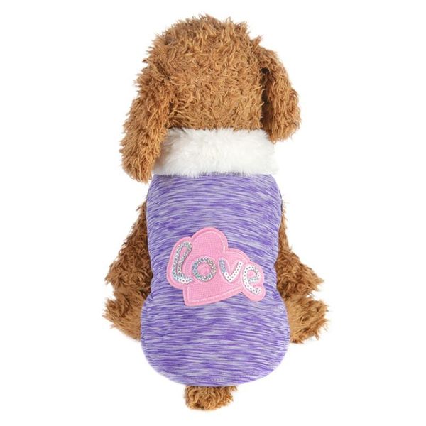 dog apparel pet cute clothes in autumn winter warm costume with love patch for small and medium dogs puppy coat
dog apparel pet cute clothes in autumn winter warm costume with love patch for small and medium dogs puppy coat
