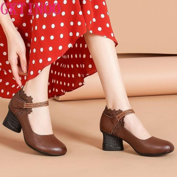 dress shoes gktinoo 2021 spring flower genuine cow leather women elegant fashion woman retro handmade high heels, Black
dress shoes gktinoo 2021 spring flower genuine cow leather women elegant fashion woman retro handmade high heels, Black