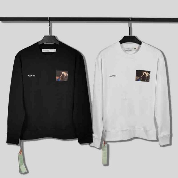 autumn version correct 2021 winter new off oil painting series printed men's and women's round neck terry pullover, Black
autumn version correct 2021 winter new off oil painting series printed men's and women's round neck terry pullover, Black