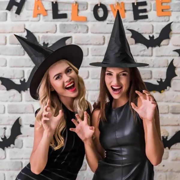 stingy brim hats 10pcs halloween witch hat for women girls party cosplay costume props carnival masquerade creative headwear, Blue;gray
stingy brim hats 10pcs halloween witch hat for women girls party cosplay costume props carnival masquerade creative headwear, Blue;gray