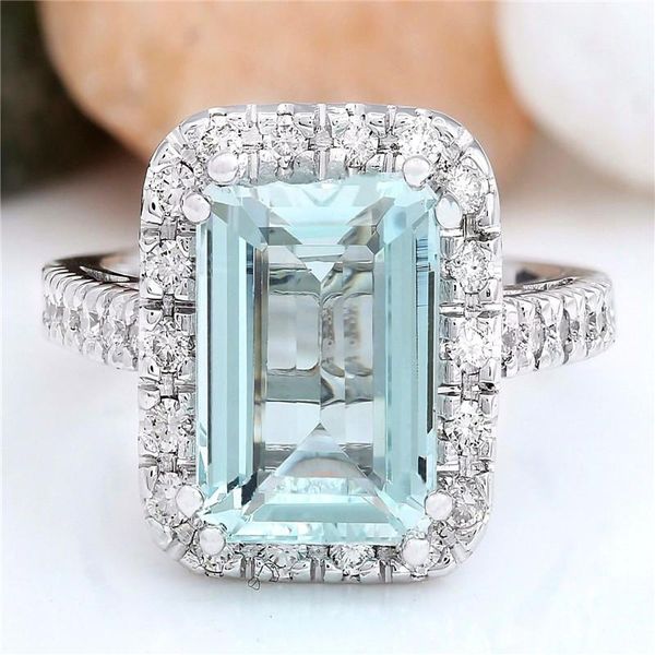 cluster rings fashion large sky blue square cz stone ring silver plated micro paved rhinestones for women wedding party jewelry b3h886, Golden;silver
cluster rings fashion large sky blue square cz stone ring silver plated micro paved rhinestones for women wedding party jewelry b3h886, Golden;silver