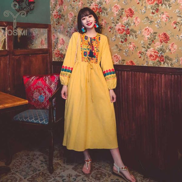 yosimi floral embroidery long women dress elegant summer vintage white cotton o-neck loose mid-calf wrist sleeve 210604, Black;gray
yosimi floral embroidery long women dress elegant summer vintage white cotton o-neck loose mid-calf wrist sleeve 210604, Black;gray
