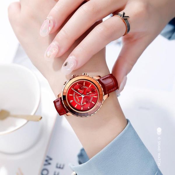 skmei 1704 women quartz watch fashion leather strap ladies waterproof female wristwatches montre femme, Slivery;brown
skmei 1704 women quartz watch fashion leather strap ladies waterproof female wristwatches montre femme, Slivery;brown