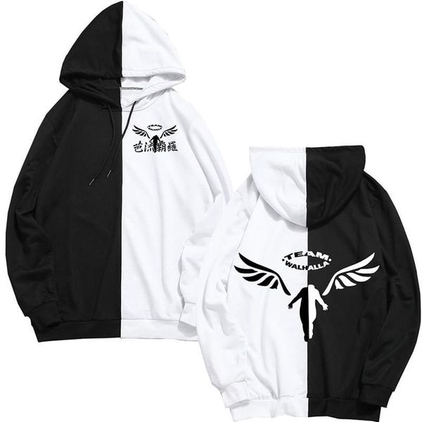 men's hoodies & sweatshirts tokyo revengers anime patchwork thin harajuku pullover streetwear loose long sleeves men/women hoody, Black
men's hoodies & sweatshirts tokyo revengers anime patchwork thin harajuku pullover streetwear loose long sleeves men/women hoody, Black