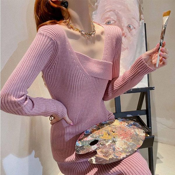 casual dresses winter women's slim fit v-neck shirt long sleeve pit stripe wool ol commute knitted dress autumn sweater, Black;gray
casual dresses winter women's slim fit v-neck shirt long sleeve pit stripe wool ol commute knitted dress autumn sweater, Black;gray