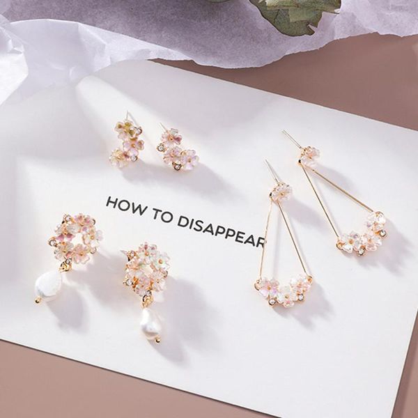 dangle & chandelier trendy elegant shell rhinestone flower earrings for women girls korean french pearl crystal ear jewelry gifts, Silver
dangle & chandelier trendy elegant shell rhinestone flower earrings for women girls korean french pearl crystal ear jewelry gifts, Silver