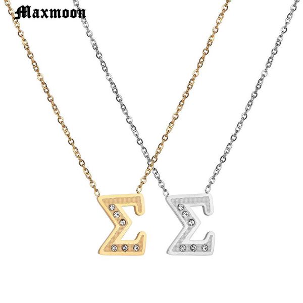 pendant necklaces maxmoon quality silver color gold stainless necklace with zircon letter e beautiful birthday gift glamor jewelry
pendant necklaces maxmoon quality silver color gold stainless necklace with zircon letter e beautiful birthday gift glamor jewelry