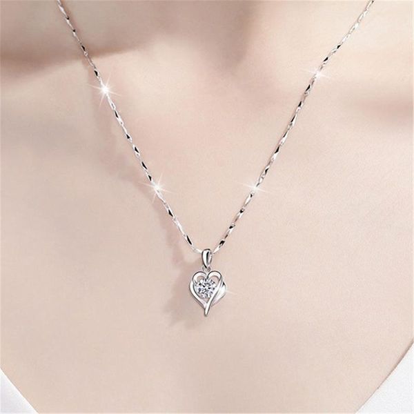 chains love silver necklace for women fashion simple rhinestone choker temperament clavicle chain heart diamond
chains love silver necklace for women fashion simple rhinestone choker temperament clavicle chain heart diamond