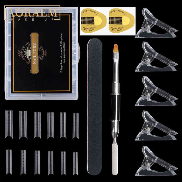 aoraem c u curved 120pcs nail mold false nails full cover extension forms set clear dual form quick building tips manicure tool, Red;gold
aoraem c u curved 120pcs nail mold false nails full cover extension forms set clear dual form quick building tips manicure tool, Red;gold