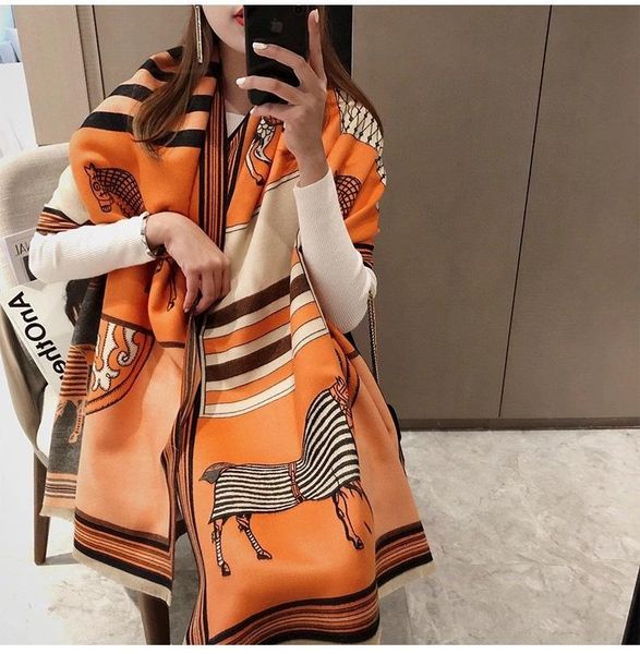 scarves 2021 luxury cashmere scarf pashmina shawls warm blanket wraps female foulard bandana brand thick ponchos hijab bufanda, Blue;gray
scarves 2021 luxury cashmere scarf pashmina shawls warm blanket wraps female foulard bandana brand thick ponchos hijab bufanda, Blue;gray