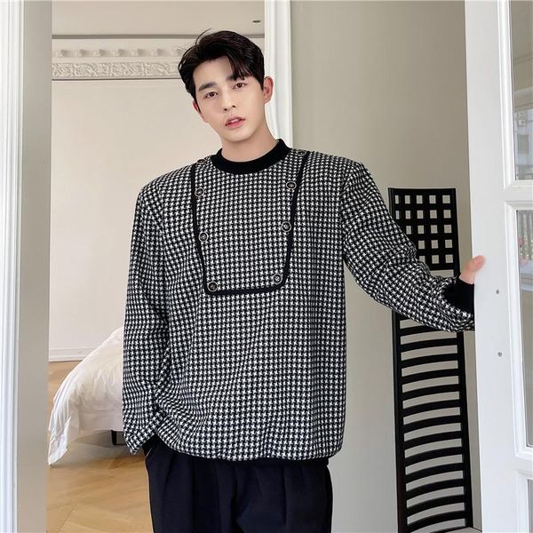 men's hoodies & sweatshirts streetwear vintage loose double breasted hoodie sweatshir autumn korean fashion plaid bottom pullover man, Black
men's hoodies & sweatshirts streetwear vintage loose double breasted hoodie sweatshir autumn korean fashion plaid bottom pullover man, Black