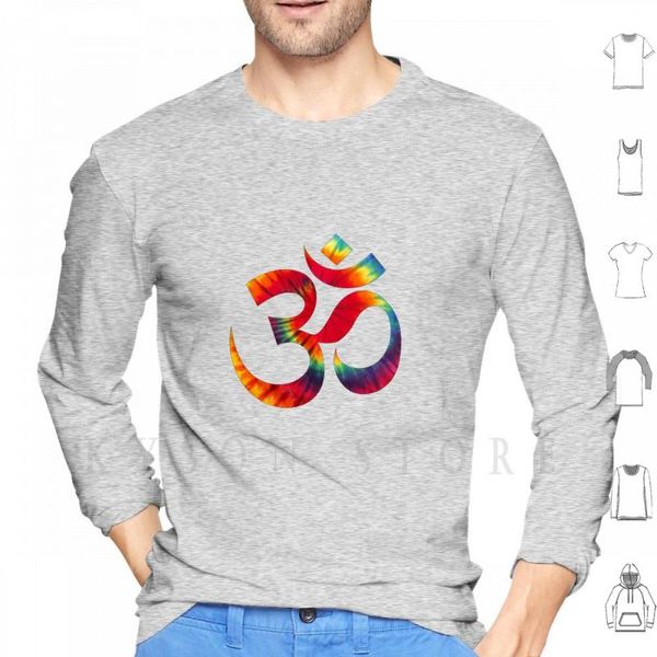men's hoodies & sweatshirts tie-dye om long sleeve ohm meditate sound universe of the chakra third, Black
men's hoodies & sweatshirts tie-dye om long sleeve ohm meditate sound universe of the chakra third, Black