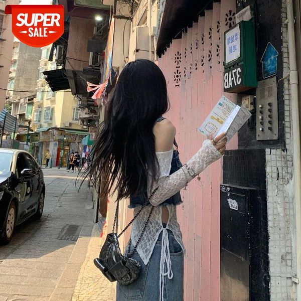 pure desire sweet irregular strapless straps lace bottoming t-shirt fairy #bf7m, White
pure desire sweet irregular strapless straps lace bottoming t-shirt fairy #bf7m, White