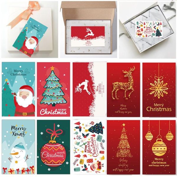greeting cards 50pcs merry christmas card happy year message note postcard xmas tree deer package insert wrapping decor gift
greeting cards 50pcs merry christmas card happy year message note postcard xmas tree deer package insert wrapping decor gift
