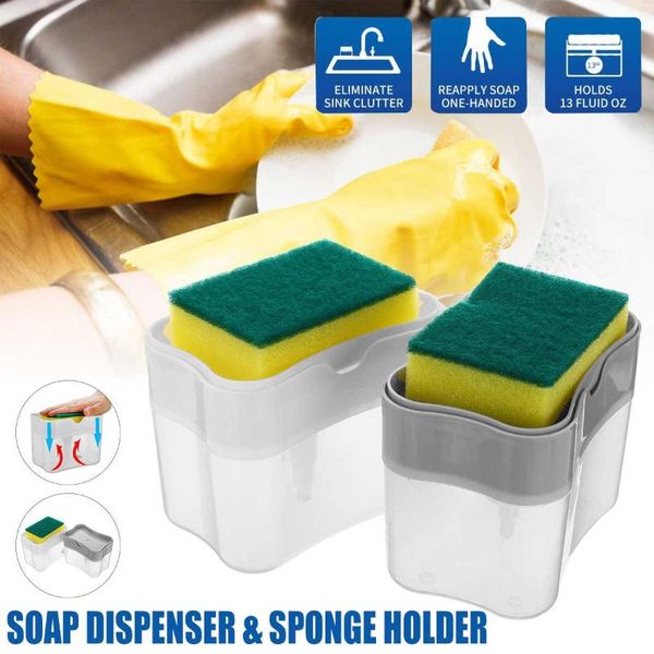 liquid soap dispenser 2-in-1 sponge rack caddy 13 ounces container drainboard holder kitchen cleaner tools
liquid soap dispenser 2-in-1 sponge rack caddy 13 ounces container drainboard holder kitchen cleaner tools