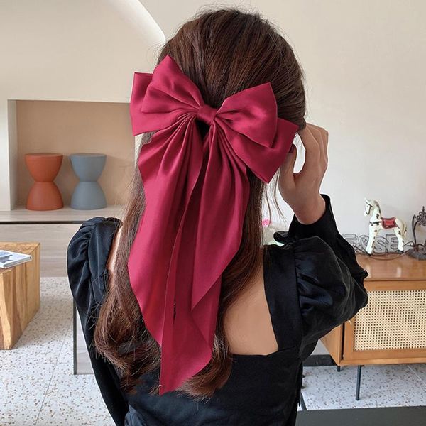 hair accessories women large bow hairpin summer chiffon big bowknot stain barrettes solid color ponytail clip
hair accessories women large bow hairpin summer chiffon big bowknot stain barrettes solid color ponytail clip