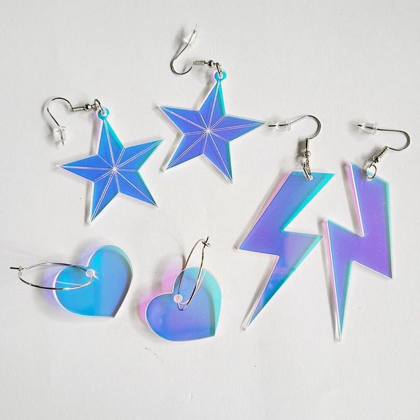 hoop & huggie simple acrylic iridescent heart star lighting hoops dangle statement cute earrings, Golden;silver
hoop & huggie simple acrylic iridescent heart star lighting hoops dangle statement cute earrings, Golden;silver