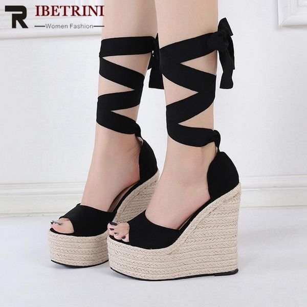 famale platform wedges shoes women ankle cross strap sandals peep toe fish mouth solid color dress, Black
famale platform wedges shoes women ankle cross strap sandals peep toe fish mouth solid color dress, Black