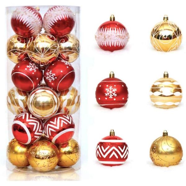24pcs christmas ball anti-fall tree decorations suitable for wedding party holiday pendant glossy frosted decoration
24pcs christmas ball anti-fall tree decorations suitable for wedding party holiday pendant glossy frosted decoration