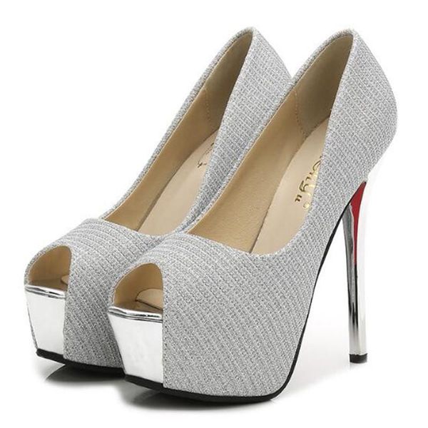 dress shoes designer women pumps sequined cloth slip on 14cm thin high heel peep toe waterproof fashion party wedding for, Black
dress shoes designer women pumps sequined cloth slip on 14cm thin high heel peep toe waterproof fashion party wedding for, Black