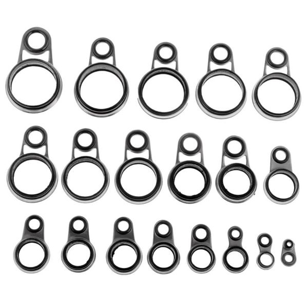 41pcs mixed sizes fishing rod guides ring eyes set stainless steel wire loop raft pole repair accessories tackles boat rods
41pcs mixed sizes fishing rod guides ring eyes set stainless steel wire loop raft pole repair accessories tackles boat rods