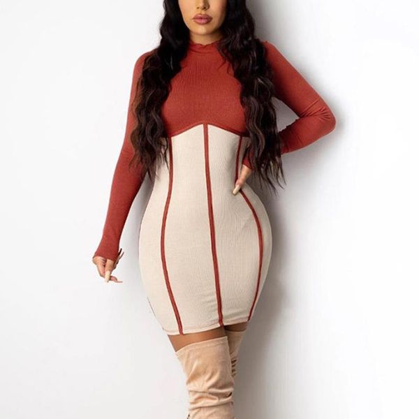 casual dresses klv women autumn long sleeve turtleneck bodycon mini dress contrast color stripes ribbed knitted high waist party clubwe, Black;gray
casual dresses klv women autumn long sleeve turtleneck bodycon mini dress contrast color stripes ribbed knitted high waist party clubwe, Black;gray