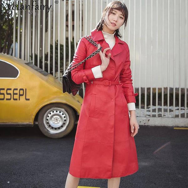 women's leather & faux 2021 genuine jacket women korean sheepskin coat female long trench spring autumn femme veste qbl-1638 pph1488, Black
women's leather & faux 2021 genuine jacket women korean sheepskin coat female long trench spring autumn femme veste qbl-1638 pph1488, Black