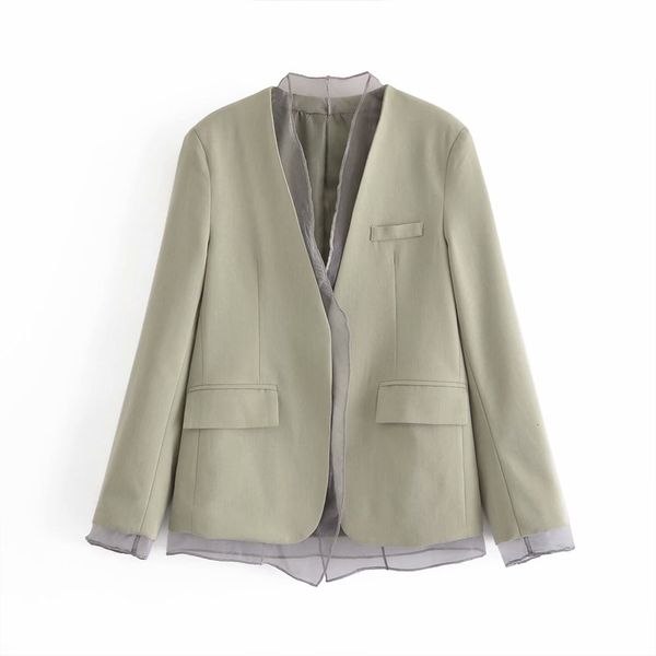 women's suits & blazers fashion liquid wire seam open blazer vintage jacket long sleeve welt female pockets outerwear chic rmd7, White;black
women's suits & blazers fashion liquid wire seam open blazer vintage jacket long sleeve welt female pockets outerwear chic rmd7, White;black