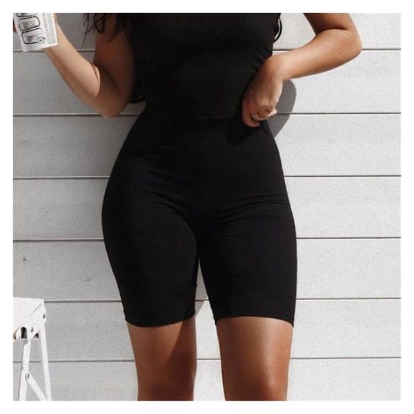 women's shorts 2022 women thin fitness casual high waist fashion biker summer slim knee-length bottoms black cycling, White;black
women's shorts 2022 women thin fitness casual high waist fashion biker summer slim knee-length bottoms black cycling, White;black