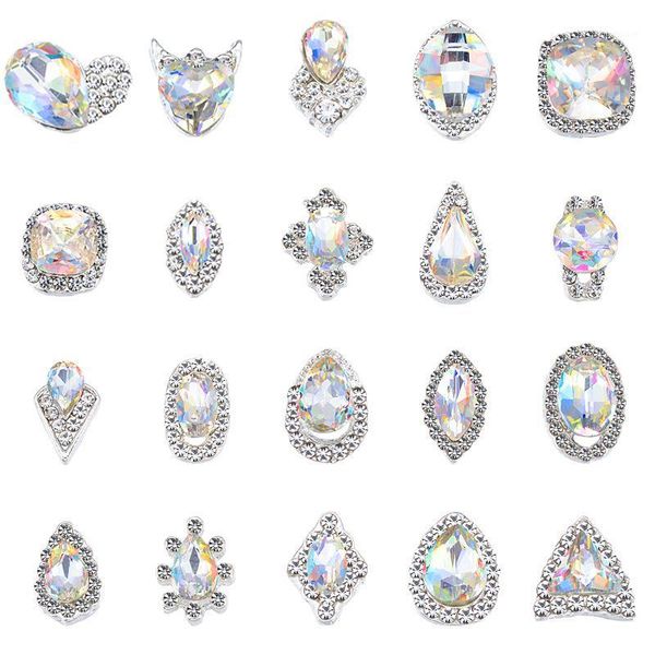 100pcs/pack 20 style heart water k9 nail art rhinestones 3d alloy shiny crystal ab gemnails decorations accessories kit1, Silver;gold
100pcs/pack 20 style heart water k9 nail art rhinestones 3d alloy shiny crystal ab gemnails decorations accessories kit1, Silver;gold