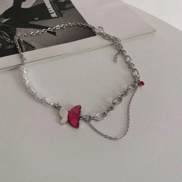 chokers origin summer hiphop asymmetric splice butterfly necklace for women girls fashion imitation pearl chain jewelry, Golden;silver
chokers origin summer hiphop asymmetric splice butterfly necklace for women girls fashion imitation pearl chain jewelry, Golden;silver