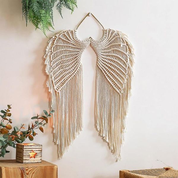 tapestries macrame boho tapestry nordic style angels wing wall decor crafts woven bohemian for bedroom living room home decoration
tapestries macrame boho tapestry nordic style angels wing wall decor crafts woven bohemian for bedroom living room home decoration