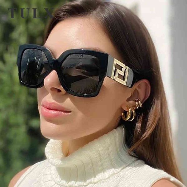 designer sunglasses vintage oversized black leopard square women 2021 luxury brand graidient sun glasses female elegant big shades uv400, White;black
designer sunglasses vintage oversized black leopard square women 2021 luxury brand graidient sun glasses female elegant big shades uv400, White;black