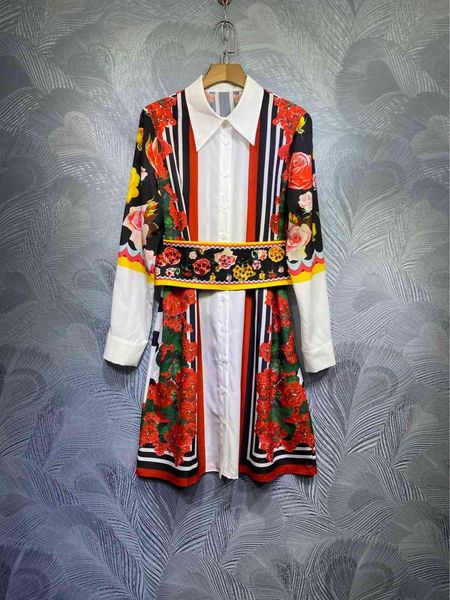runway dresses australian spring mixed silk dress with lapel print shirt and beaded belt(5210w) quva, Black
runway dresses australian spring mixed silk dress with lapel print shirt and beaded belt(5210w) quva, Black