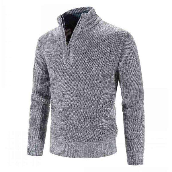 2021 Autumn Winter Mens Solid Color Casual Men Stand Collar Fce Sweater Male Zip Knit Slim Fit Knitted Pullover 3XL, Black
2021 Autumn Winter Mens Solid Color Casual Men Stand Collar Fce Sweater Male Zip Knit Slim Fit Knitted Pullover 3XL, Black