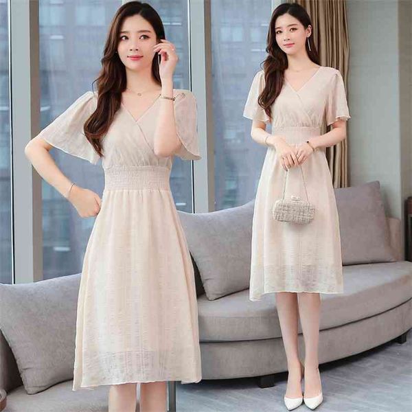 elegant solid chiffon sweet midi dresses spring summer plus size vintage runway short women bodycon party vestidos 210528, Black;gray
elegant solid chiffon sweet midi dresses spring summer plus size vintage runway short women bodycon party vestidos 210528, Black;gray