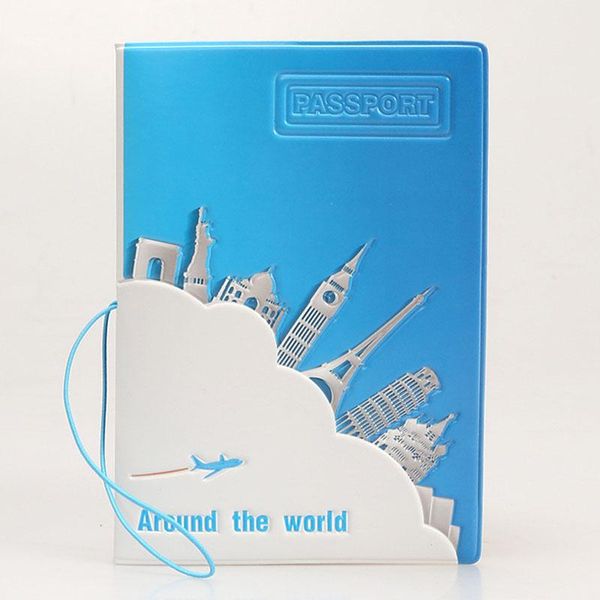card holders lovely pvc 3d print travel passport holder cover identity id bags document folder 14*9.6cm, Brown;gray 
card holders lovely pvc 3d print travel passport holder cover identity id bags document folder 14*9.6cm, Brown;gray