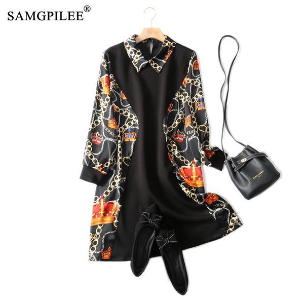 elegant dresses for women 2021 office lady a-line print full sleeve plus size empire turn-down collar winter dress woman 4xl casual, Black;gray
elegant dresses for women 2021 office lady a-line print full sleeve plus size empire turn-down collar winter dress woman 4xl casual, Black;gray