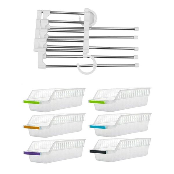 storage bottles & jars 1 pcs pants hanger closet organizer non slip multi layers rack 6 fridge drawer box
storage bottles & jars 1 pcs pants hanger closet organizer non slip multi layers rack 6 fridge drawer box