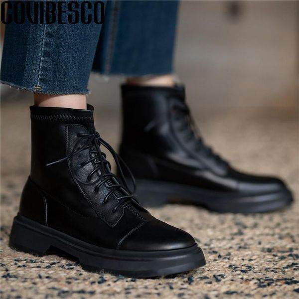 boots covibesco elegant fashion platform shoes for women genuine leathe female classic chunky heels winter basic woman, Black
boots covibesco elegant fashion platform shoes for women genuine leathe female classic chunky heels winter basic woman, Black