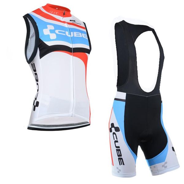 men cycling jersey set sleeveless summer bicycle riding vest bib shorts gel pad quick dry clothes racing sets, Black;blue
men cycling jersey set sleeveless summer bicycle riding vest bib shorts gel pad quick dry clothes racing sets, Black;blue
