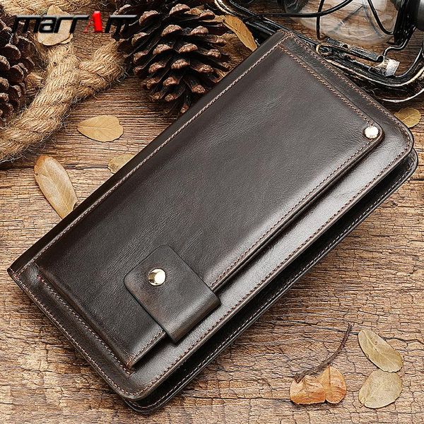 men's leather wallet reticule casual fashion personalized handbag multi card retro high end design wallets, Red;black
men's leather wallet reticule casual fashion personalized handbag multi card retro high end design wallets, Red;black