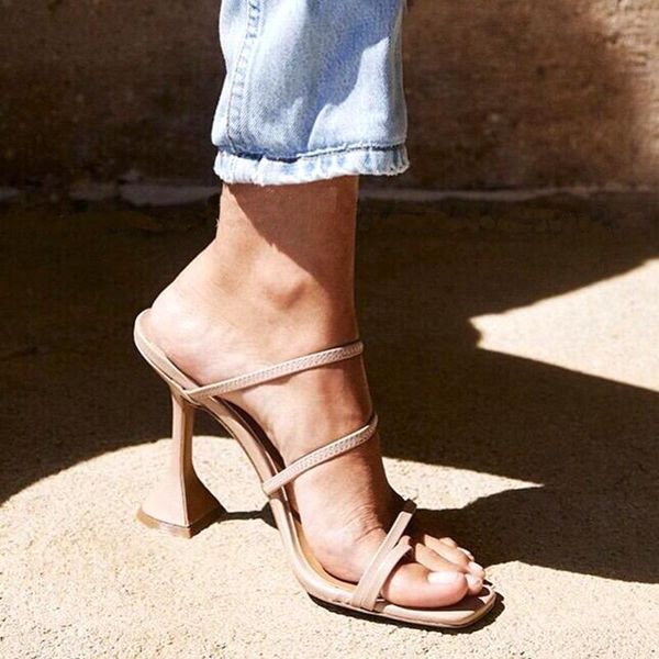 est elastic ribbon slippers female summer high heel flip-flops open sandals women beach shoes casual slipper beige 41, Black
est elastic ribbon slippers female summer high heel flip-flops open sandals women beach shoes casual slipper beige 41, Black