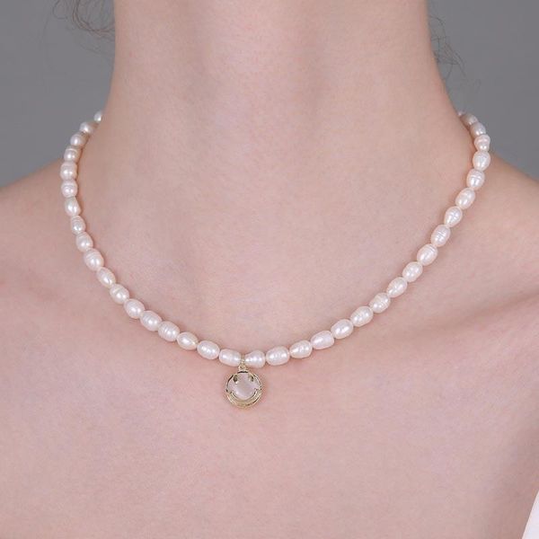 chokers gold plated female jewelry fashion elegant real natural freshwater pearl choker necklace for women 2021, Golden;silver
chokers gold plated female jewelry fashion elegant real natural freshwater pearl choker necklace for women 2021, Golden;silver